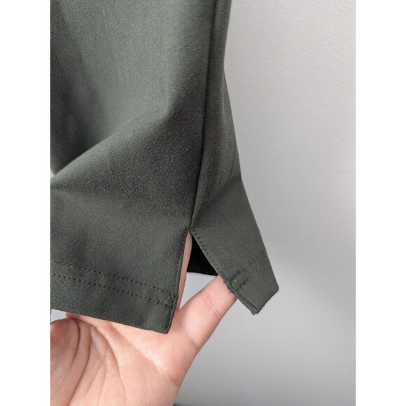 Joie Women's Stretchy Knit Pull On Pants M Elastic Waist Drawstring Olive Jogger - Picture 7 of 11